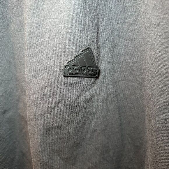 Adidas Future Icons Badge of Sport T-Shirt Men's Size Large Dark Gray/Black - Picture 6 of 9
